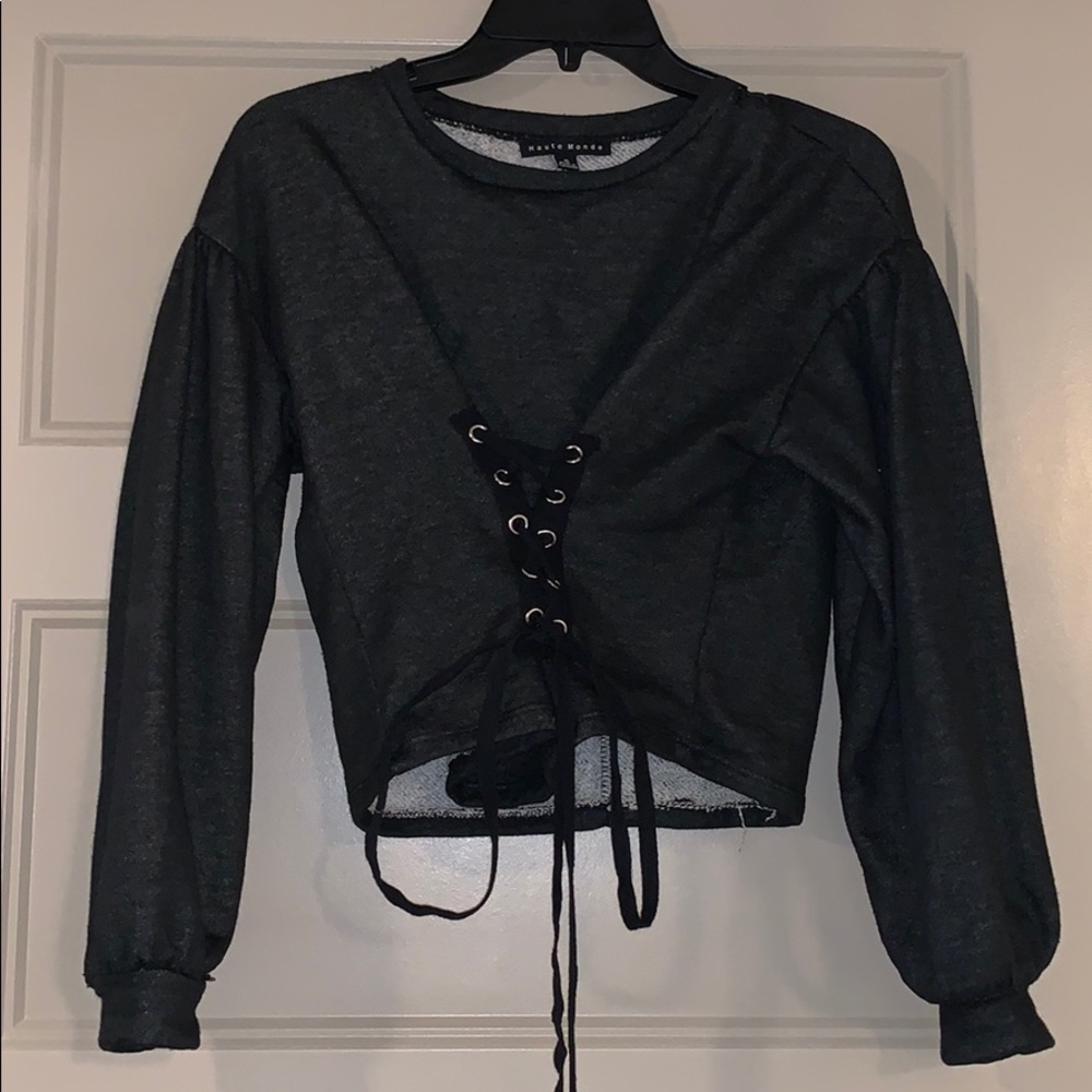 Cropped sweater
